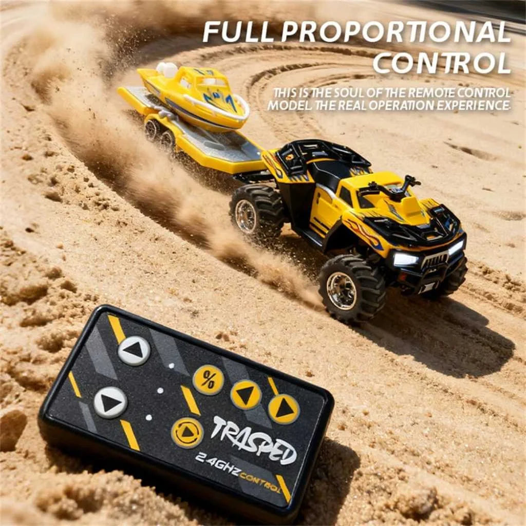 Best Mini Remote Control Monster Truck Alloy Body ATV RC Car