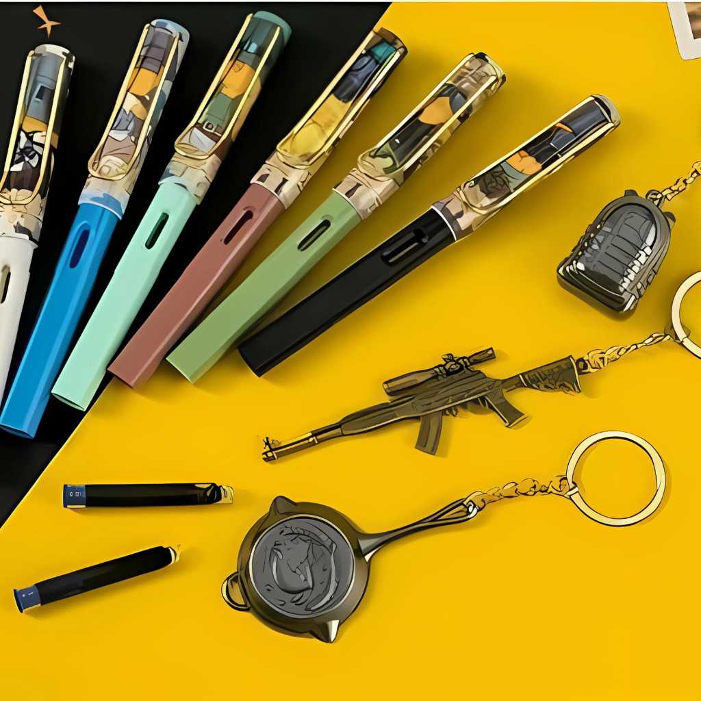 bgmi fountain pen set for school and office