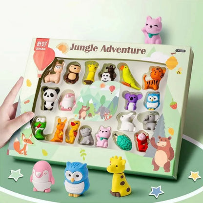 Big 3D Cartoon Eraser Gift Set