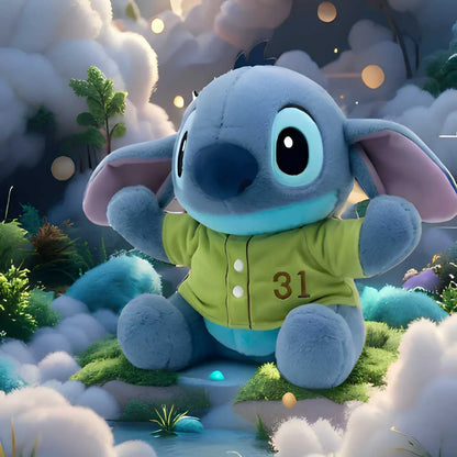 Blue Alien Plush Toy Cute Blue Space Companion