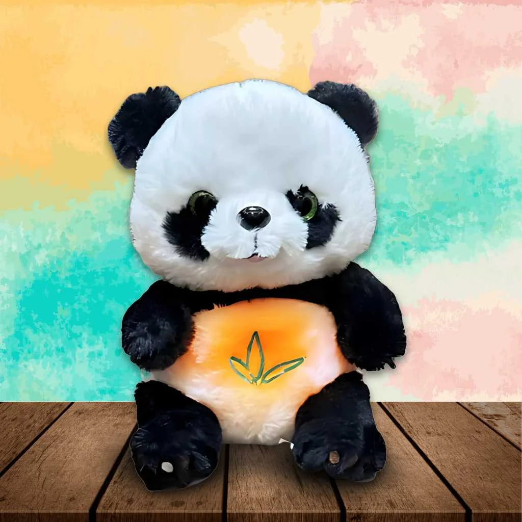 Breating Panda Soft Toy with Sound and Light