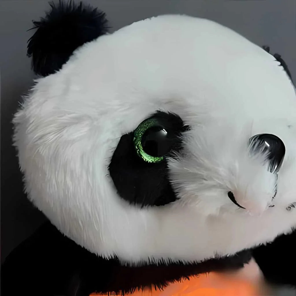 Breating Panda Soft Toy with Sound and Light
