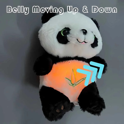 Breating Panda Soft Toy with Sound and Light