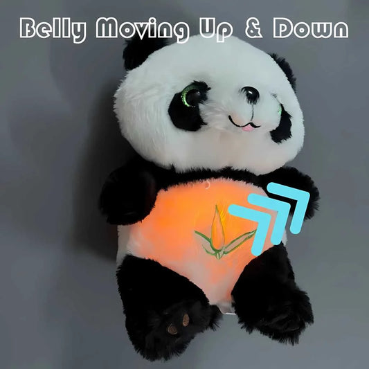 Breating Panda Soft Toy with Sound and Light