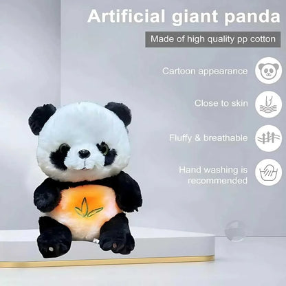 Breating Panda Soft Toy with Sound and Light