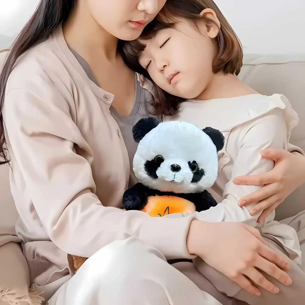 Breating Panda Soft Toy with Sound and Light
