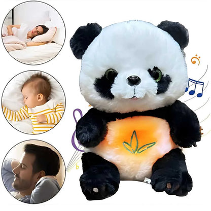 Breating Panda Soft Toy with Sound and Light