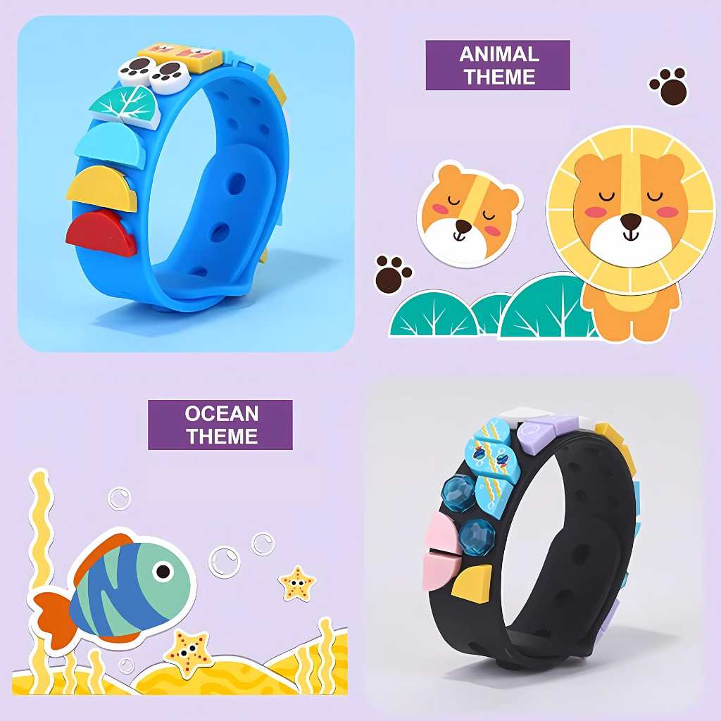 building blocks bracelets band for kids 
