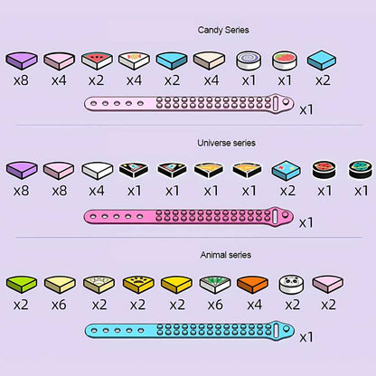 building blocks bracelets band for kids 