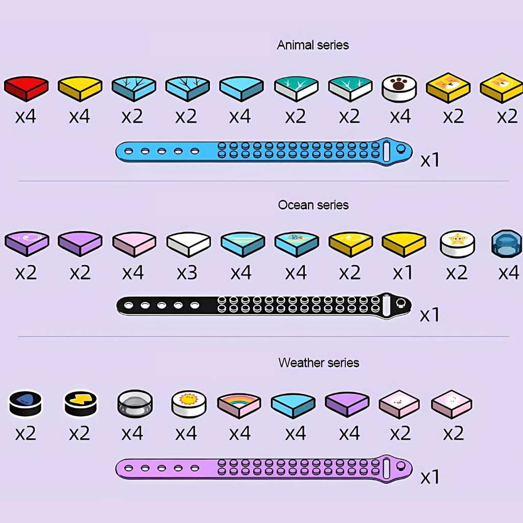 building blocks bracelets band for kids 