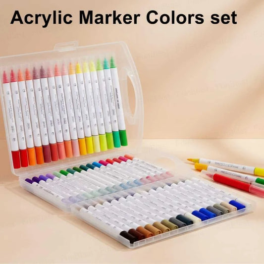 Buy Premium 48 Colors Acrylic Marker Set for Kids