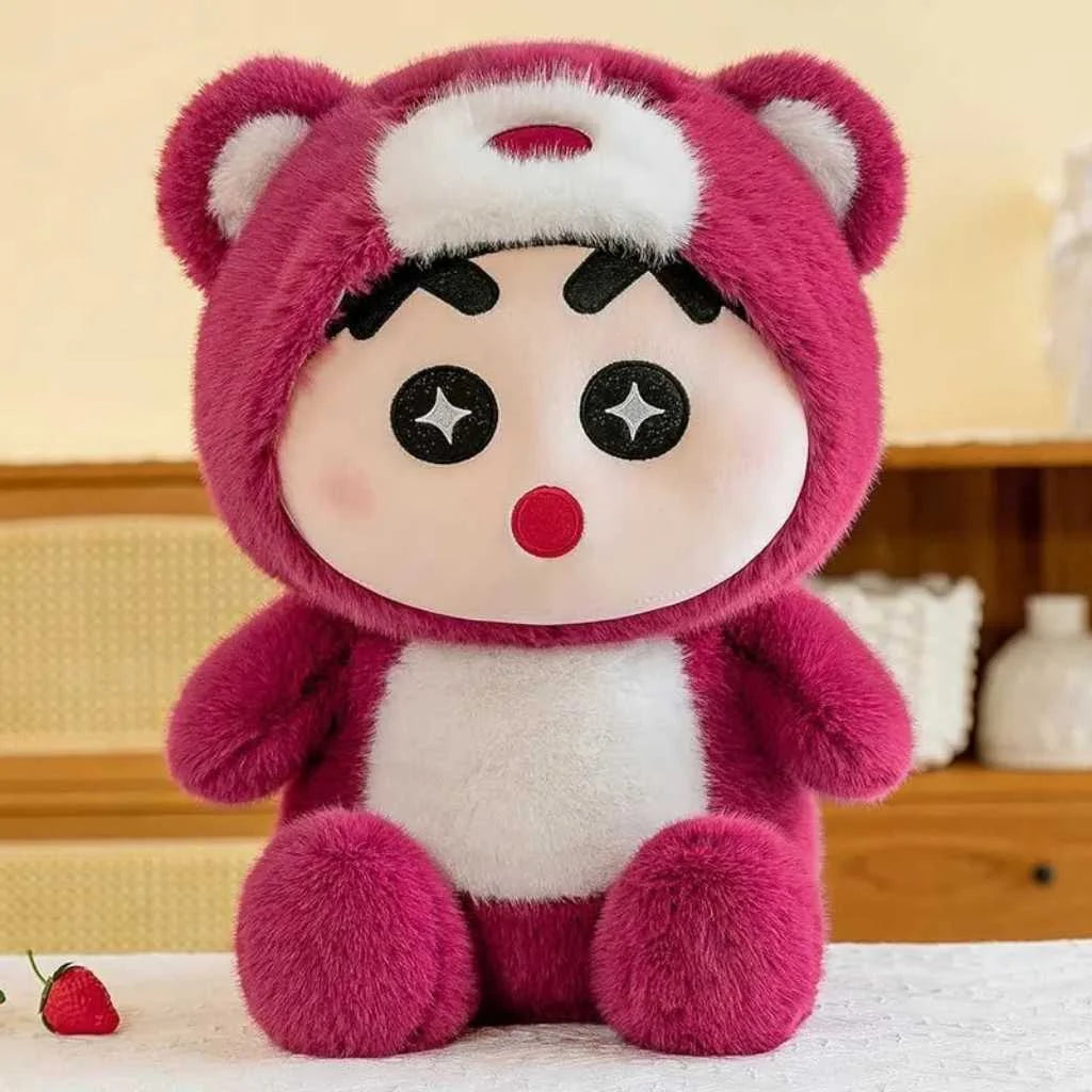 Buy Shinchan Maroon Bear Soft Toy 35cm Best Kids Plushie