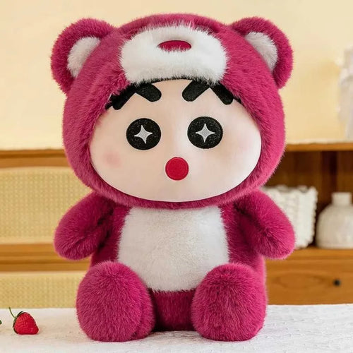 Buy Shinchan Maroon Bear Soft Toy 35cm Best Kids Plushie