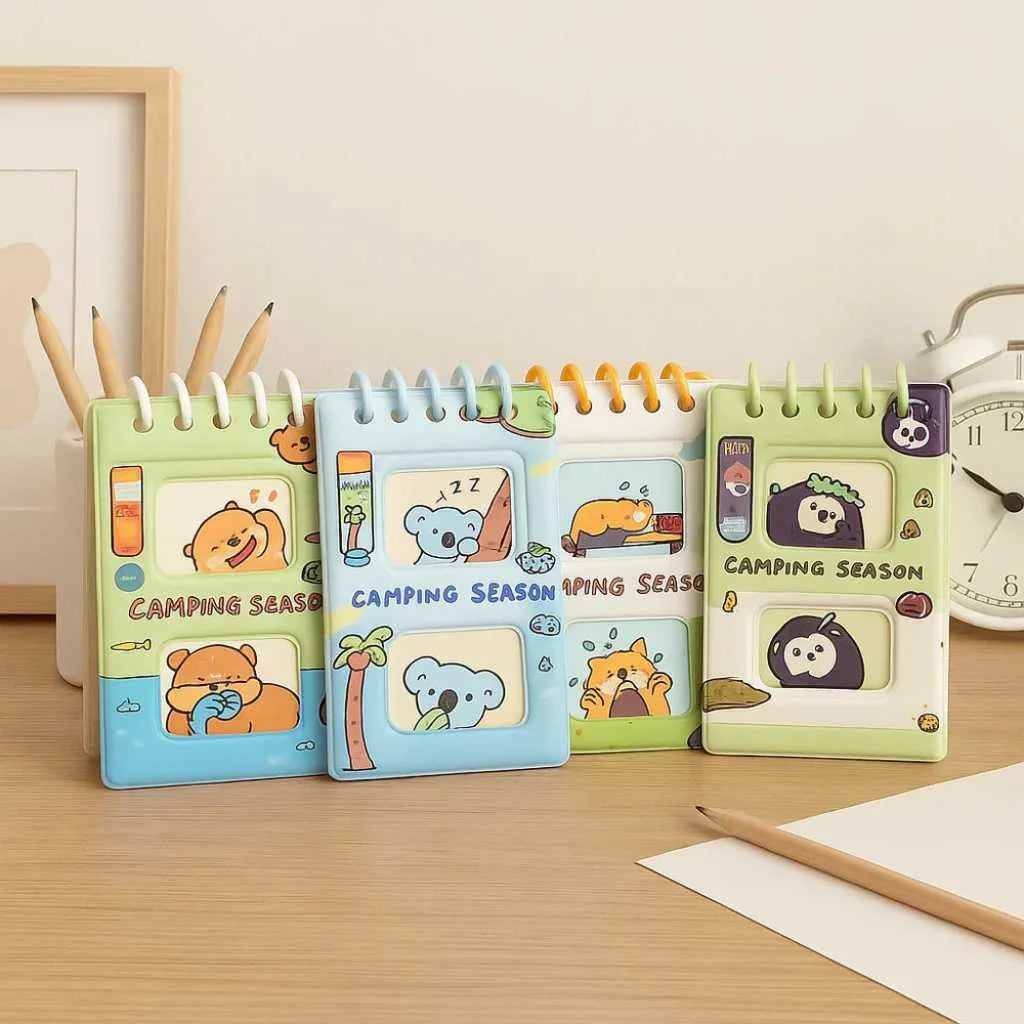 Camping Season Animal Notebook for Kids - Cute Spiral Case | DODKart