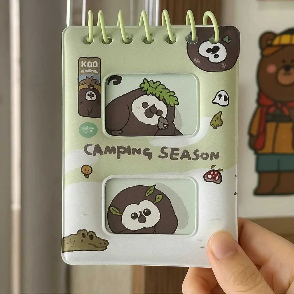 Camping Season Animal Notebook for Kids - Cute Spiral Case | DODKart