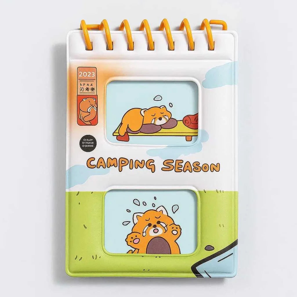 Camping Season Animal Notebook for Kids - Cute Spiral Case | DODKart