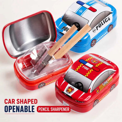 Car Shape Dual Hole Pencil Sharpener - Fun Toy Sharpener for Kids