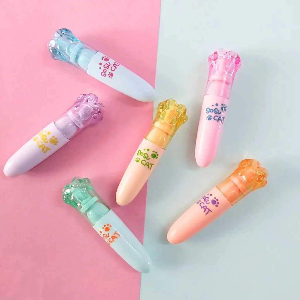 Cat Claw Highlighters Set - Cute Paw-Shaped Markers | DODKart