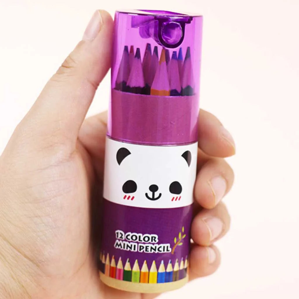 Catoon Theme 12 Piece Colour Pencil Set for Kids