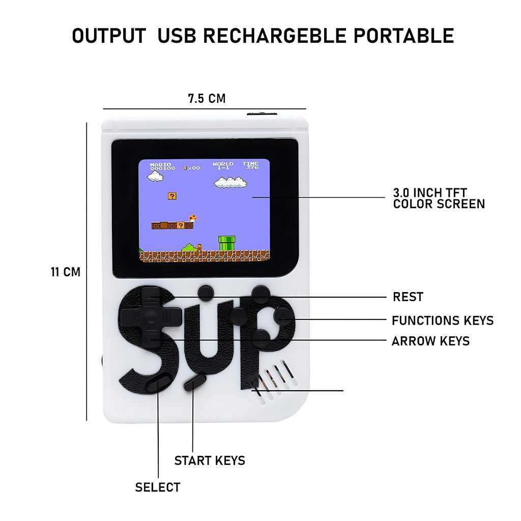 classic game console with 400 games 