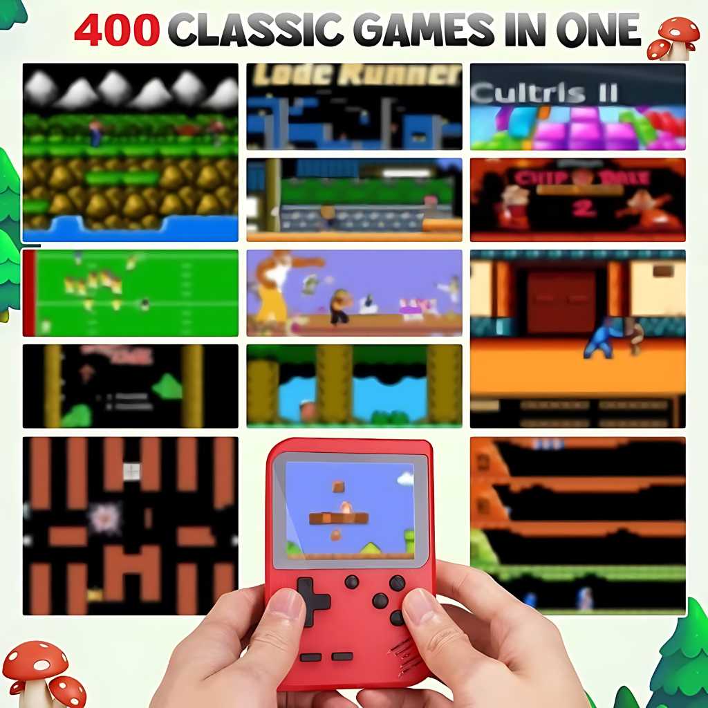classic game console with 400 games 