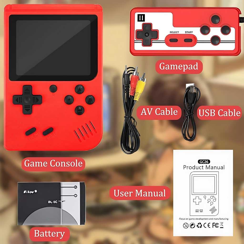 classic game console with 400 games 