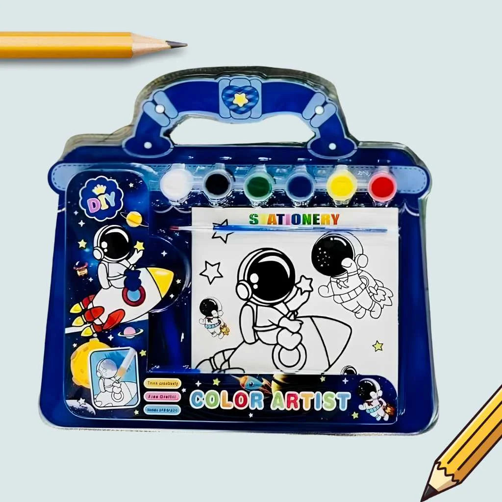 Color Artist Portable Painting Suitcase - Complete Art Kit | DODKart
