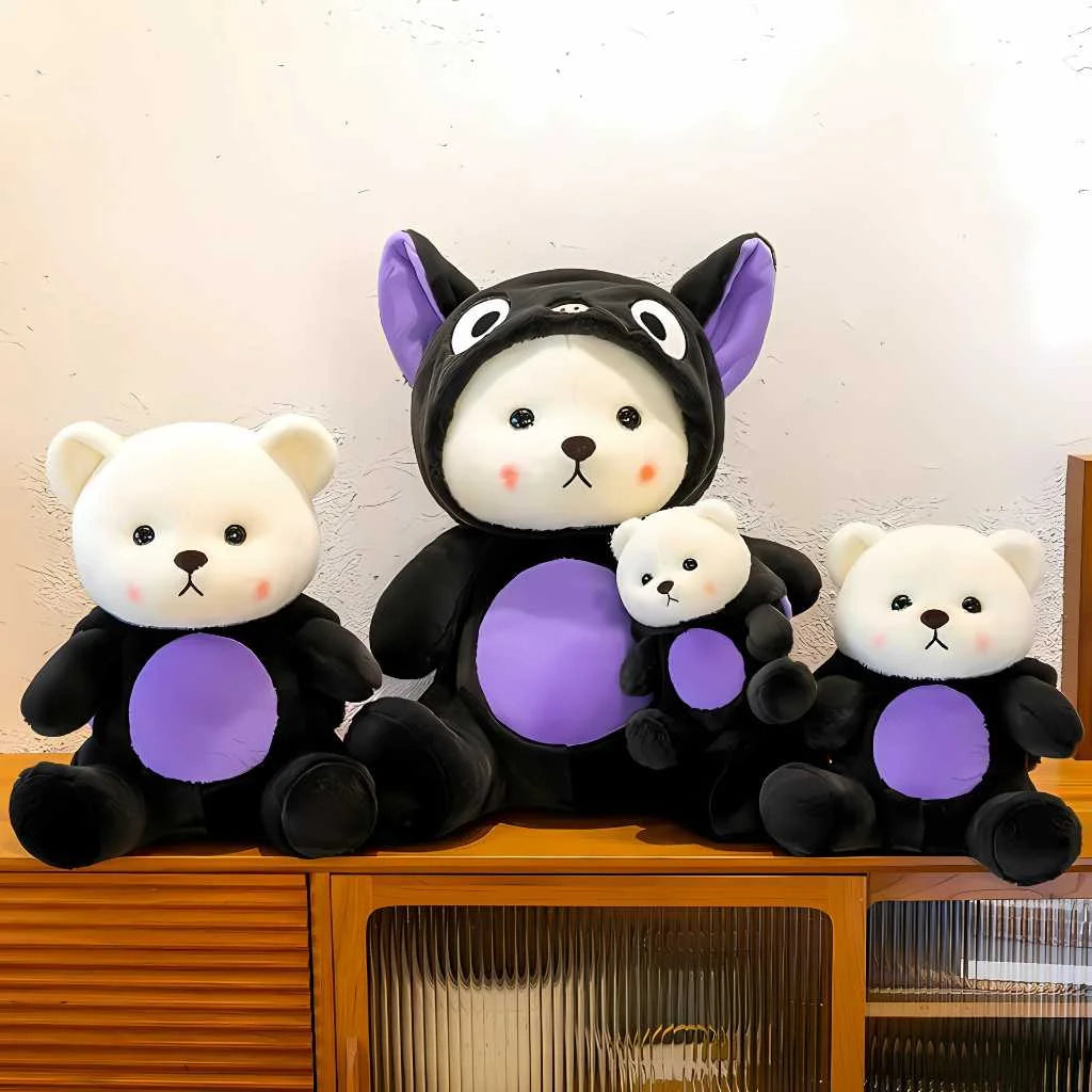 Colorful Hooded Cute Teddy Bear Soft Toy