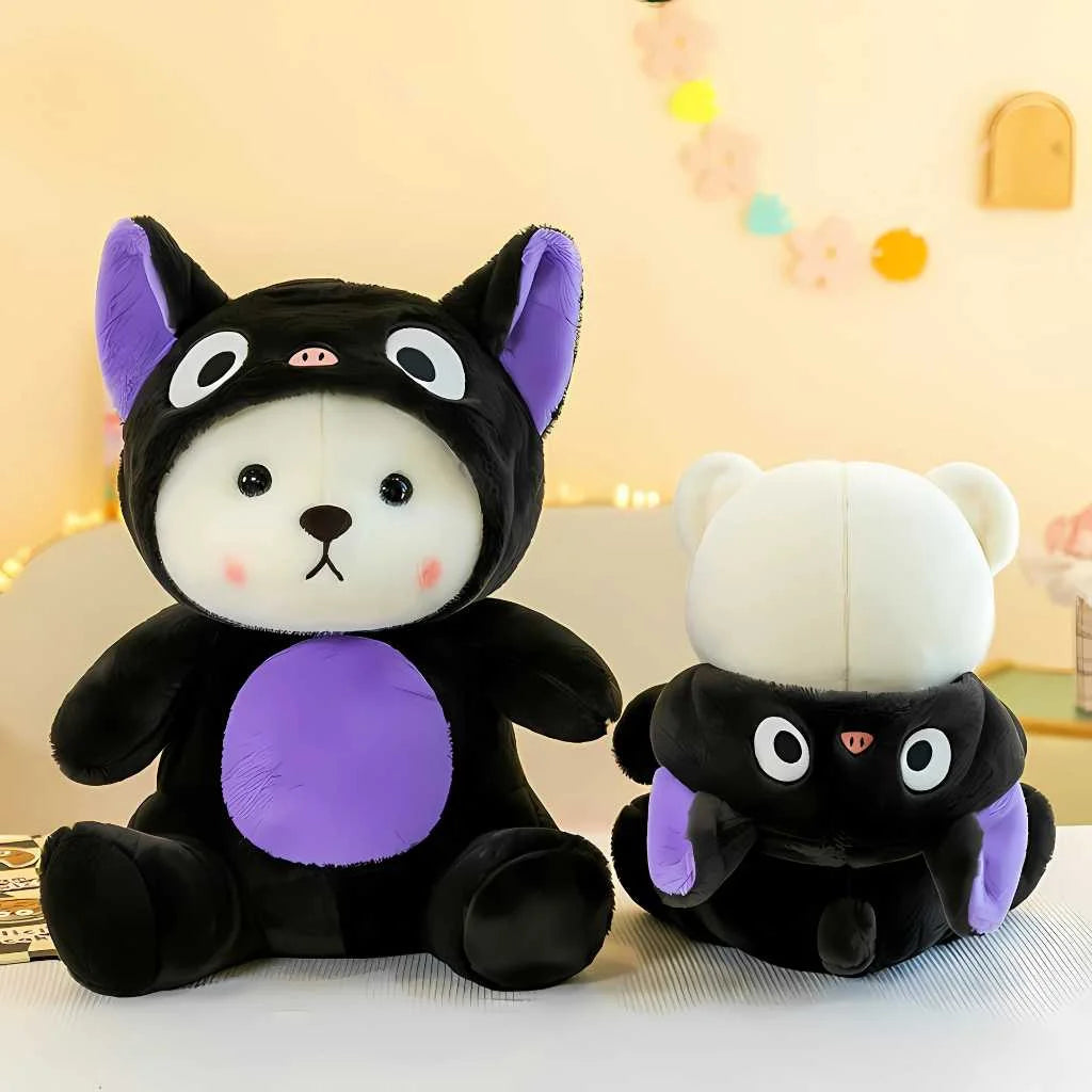 Colorful Hooded Cute Teddy Bear Soft Toy