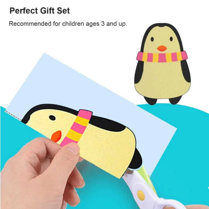 Colourful Paper Cutting Activity Craft Kits with Scissors