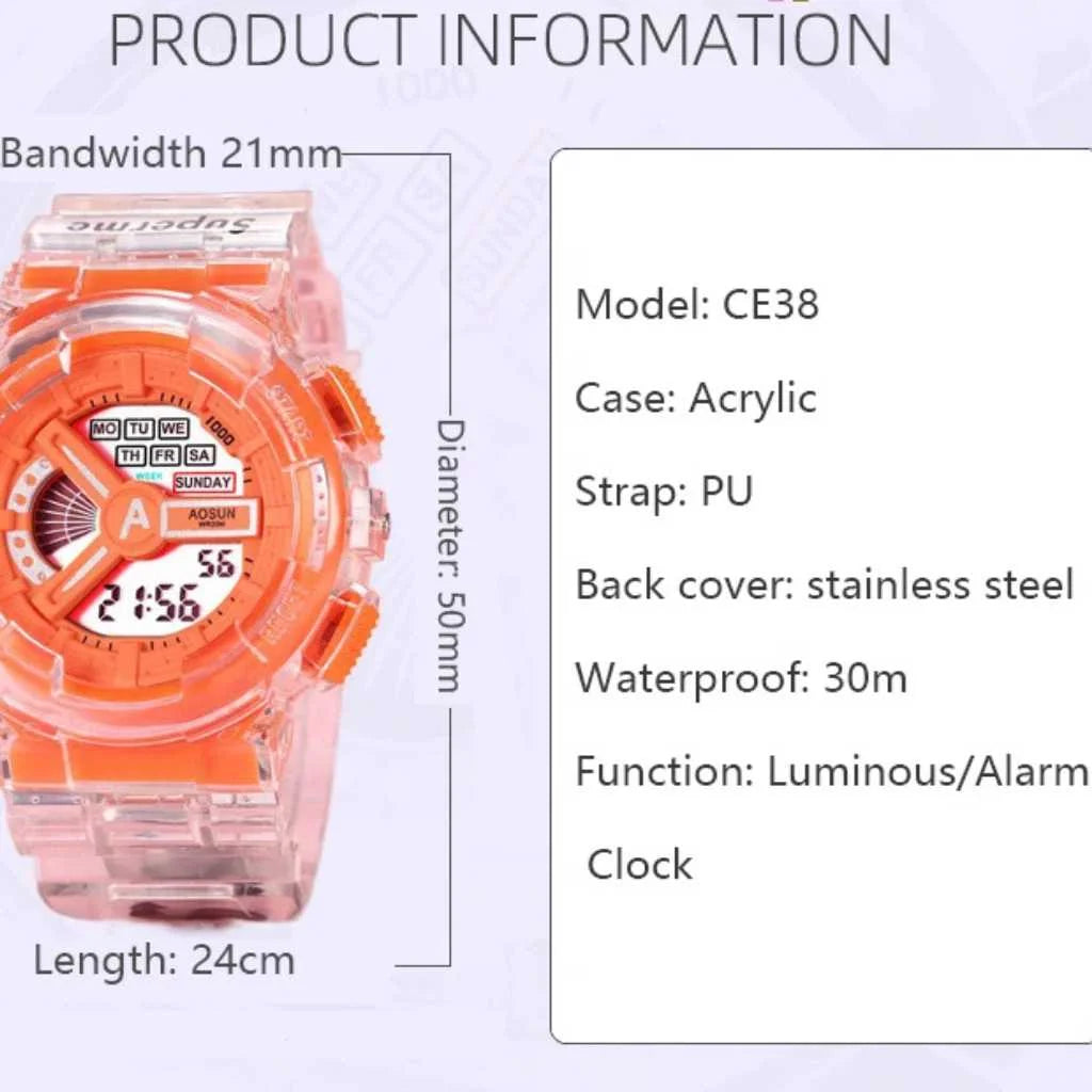 Cool Stylish Unisex Digital Watch for Kids and Adults