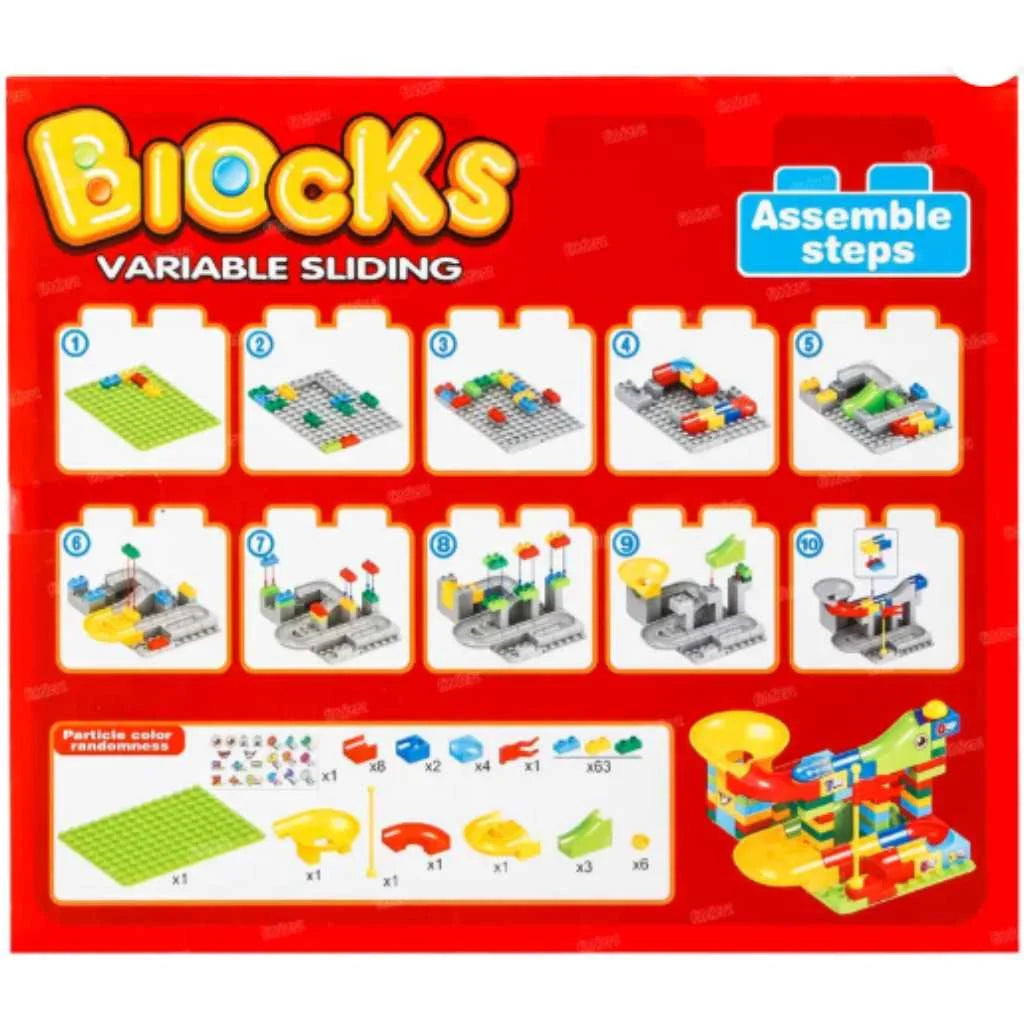 Creative Building Blocks for Kids with Variable Sliding 88 pcs