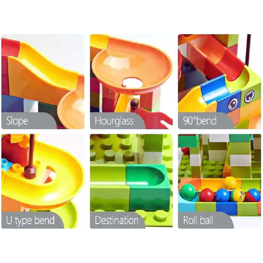 Creative Building Blocks for Kids with Variable Sliding 88 pcs