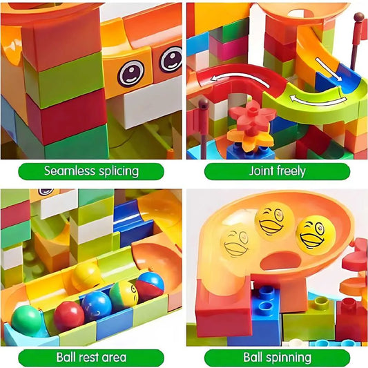 Creative Building Blocks for Kids with Variable Sliding 88 pcs