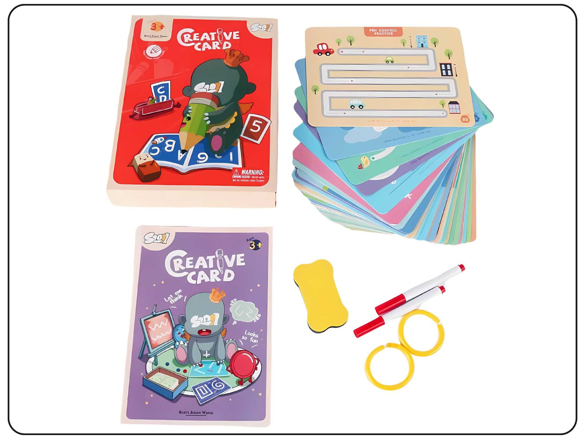Creative Card Pen Control Training educational toys