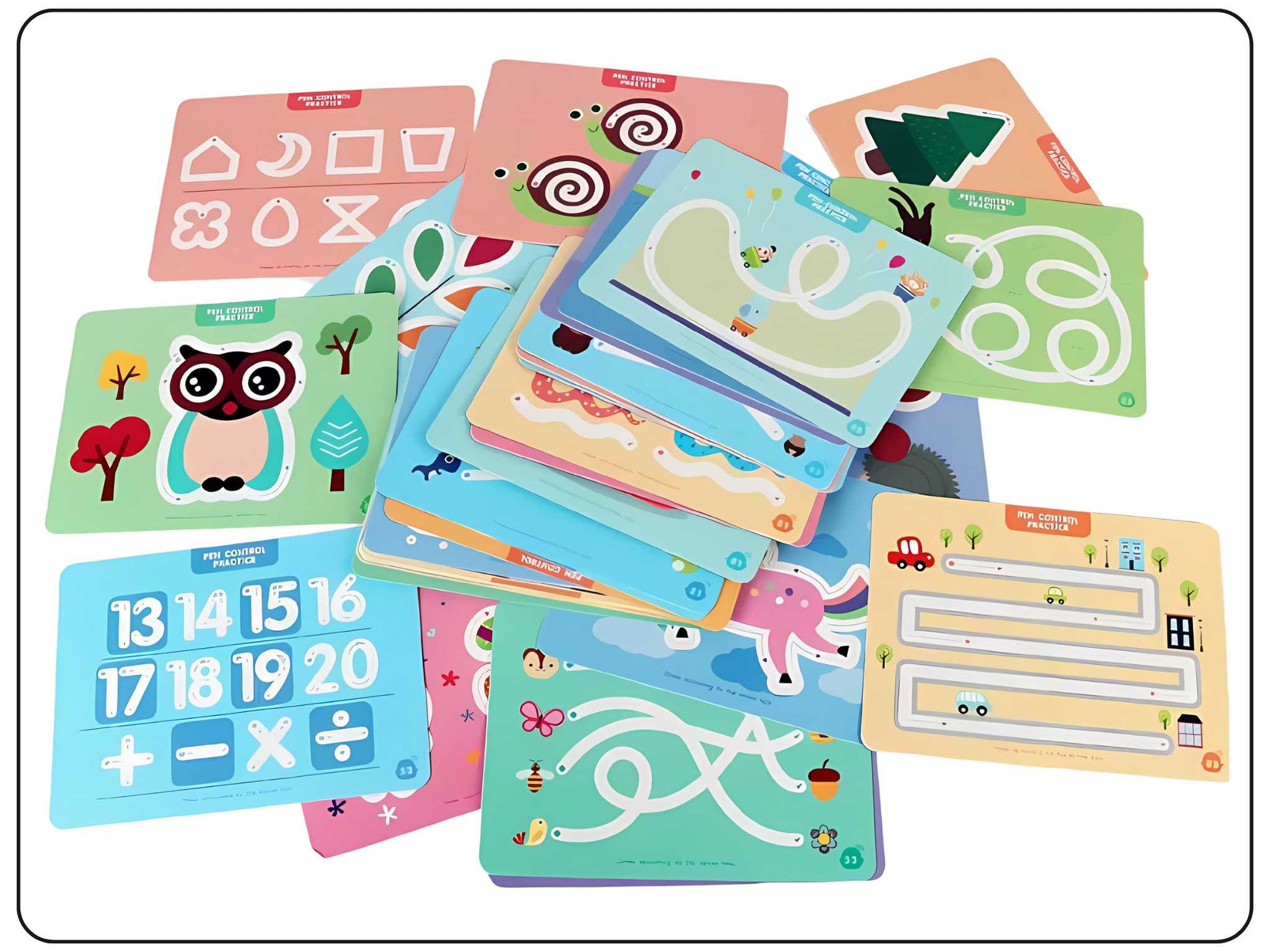 Creative Card Pen Control Training educational toys