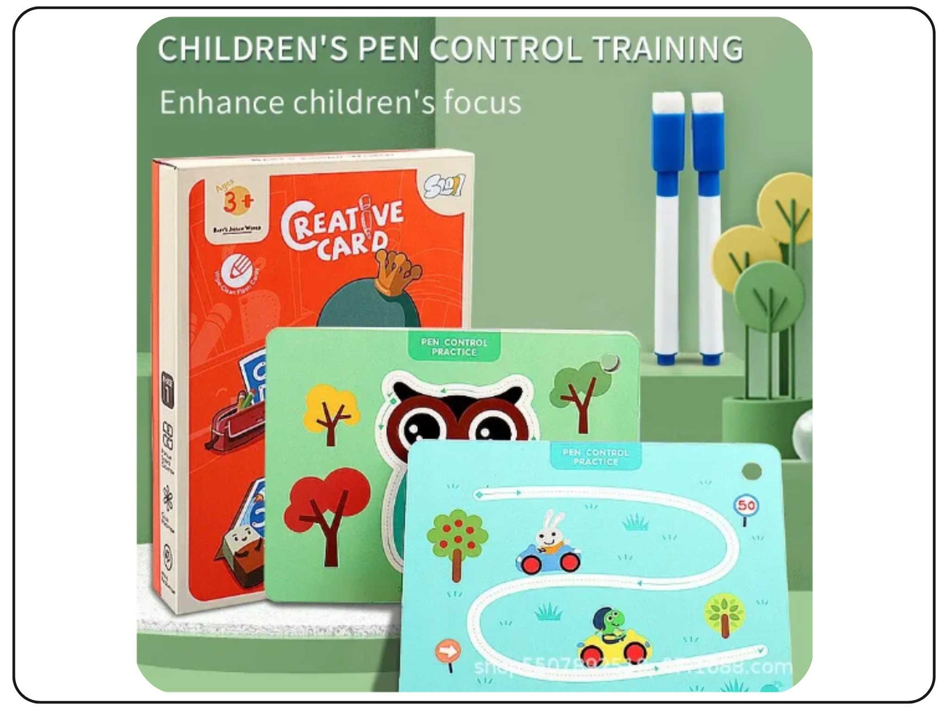 Creative Card Pen Control Training educational toys