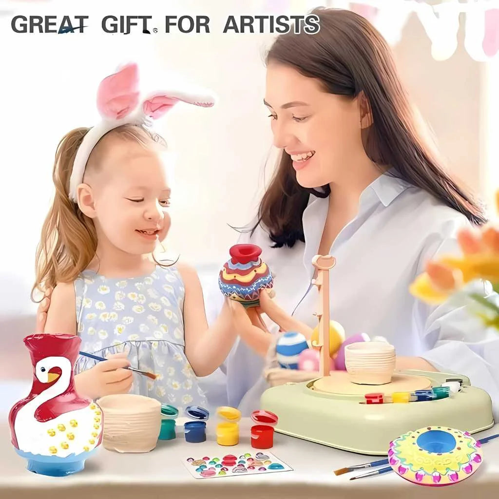 Creative Ceramic Electric Pottery Wheel Machine for Kids
