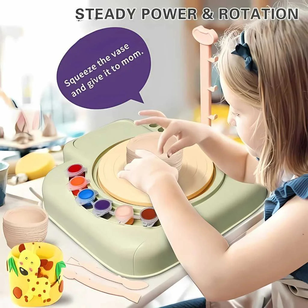 Creative Ceramic Electric Pottery Wheel Machine for Kids