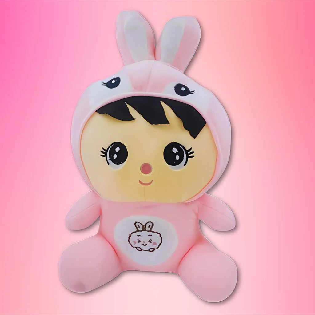 Cuddly Super Soft Toy Doll with Rabbit Ears