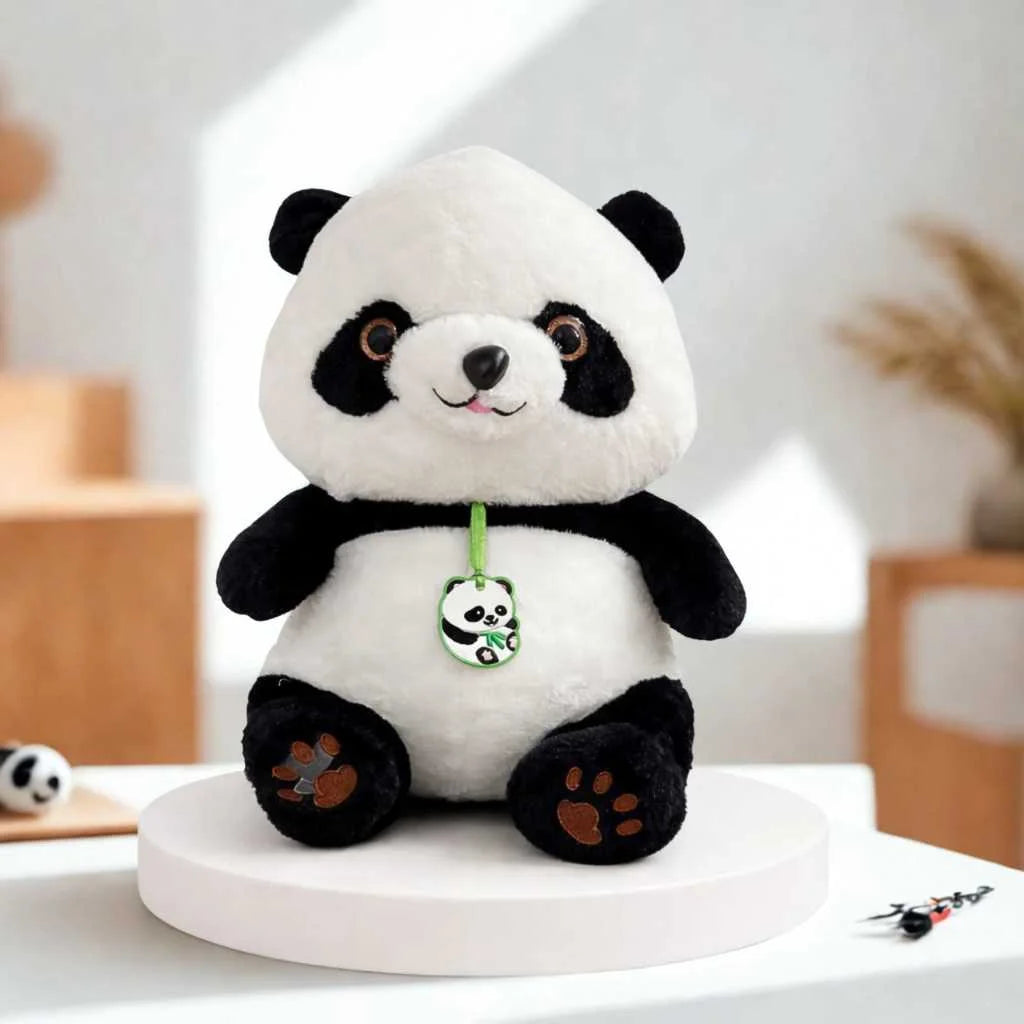 Cute 2 in 1 Panda Plush Blanket Combo Set 45cm