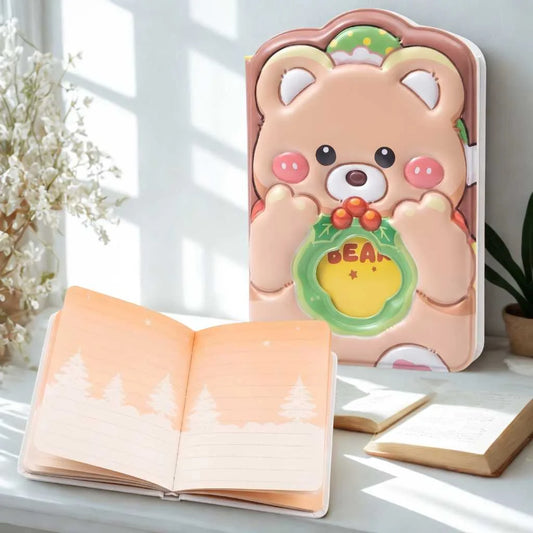 Cute 3D Puffy Animal Diary - Premium Kids Journal for School & Gifts