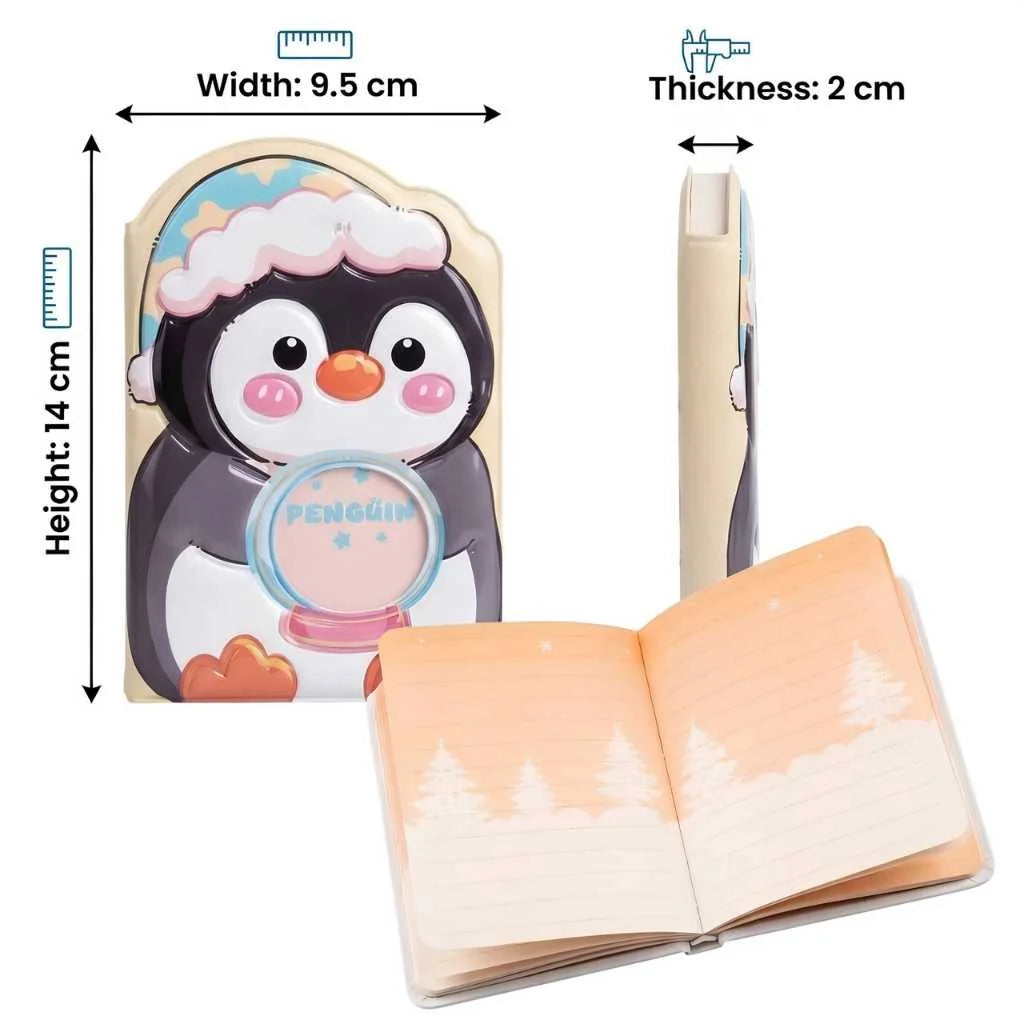 Cute 3D Puffy Animal Diary - Premium Kids Journal for School & Gifts