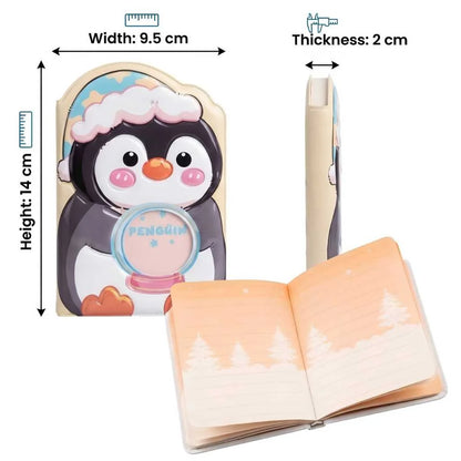 Cute 3D Puffy Animal Diary - Premium Kids Journal for School & Gifts