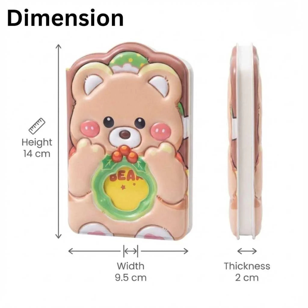Cute 3D Puffy Animal Diary - Premium Kids Journal for School & Gifts