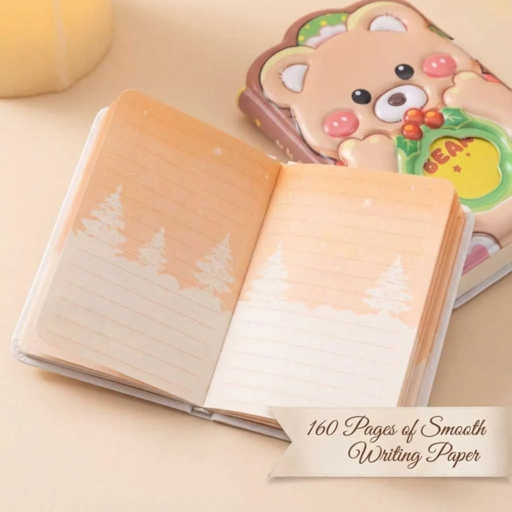 Cute 3D Puffy Animal Diary - Premium Kids Journal for School & Gifts