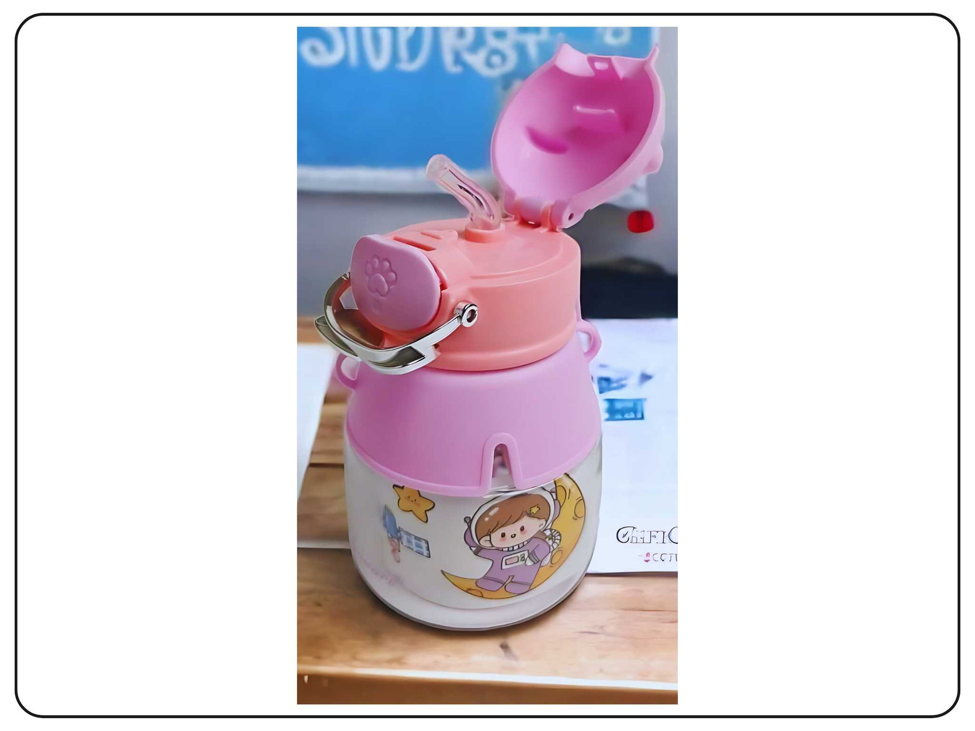 Cute and Colourful Animal Design Water Bottles for Kids