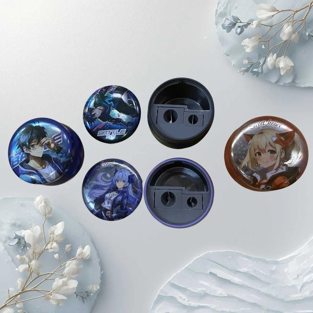 Cute Anime 2 Hole Pencil Sharpener for Kids - Dual Size | DODKart