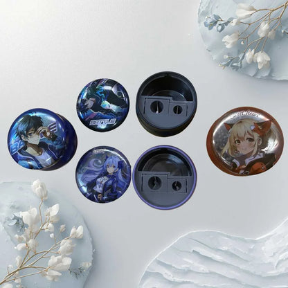 Cute Anime 2 Hole Pencil Sharpener for Kids - Dual Size | DODKart