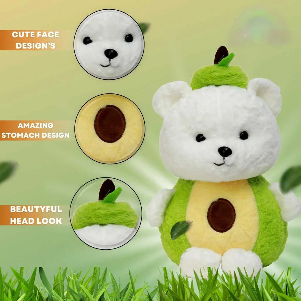 Cute Avacado and Straberry Teddy Bear for Girls